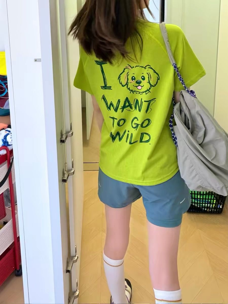 대나무 마디 면 프린트 보안 버클 행침 카드 반팔 맨위