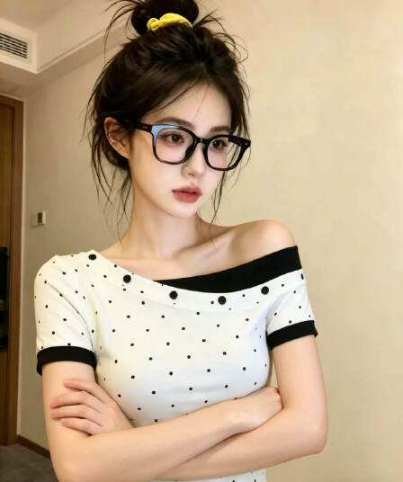 사람들 면 260 그램 페이크 레이어드 반팔 티셔츠 여성 여름 2026 여름 새로운 한 부서 디자인 센스 동정 맨위