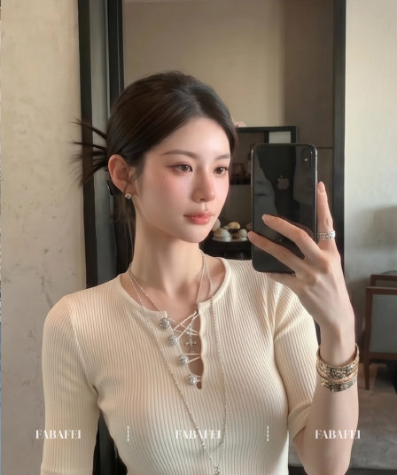 원본 원단 것 디자인 센스 품격 다용도 홀로우 아웃 중간 소매 티셔츠 여성 여름 몸매 가꾸기 슬림해 보이는 섹시함 맨위