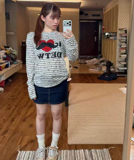 원본 원단 긴팔 여성