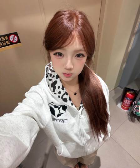 얇은 스타일 이후 패키지 칼라 순수한 Mianhua 면 복합 후드티 여성
