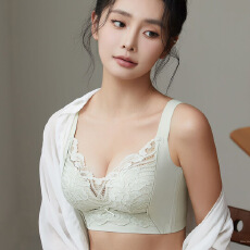 批发高端内衣女无钢圈透气小胸聚拢文胸上托调整型侧收副乳罩