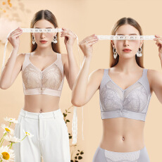 批发<b class='q'>春</b>夏大码内衣女聚拢大胸显小透气蕾丝收副乳舒适调整型文胸罩
