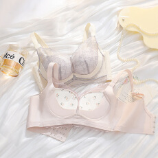 批发无侧骨AB杯女内衣无钢圈文胸小胸聚拢舒适<b class='q'>调整型</b>提拉收副乳罩