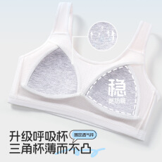 批发透气抗菌二三阶段青<b class='q'>春</b>期高中初中生运动背心式内衣少女无钢圈文胸