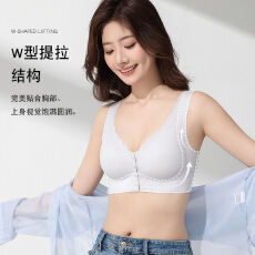批发<b class='q'>前</b><b class='q'>扣</b>内衣女聚拢大胸显小收副乳防下垂提拉减压舒适透气<b class='q'>文胸</b>罩
