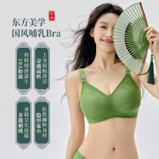 批发<b class='q'>薄款</b>绣花国风无钢圈聚拢上开扣哺乳<b class='q'>文胸</b>孕期哺乳期孕妇女内衣