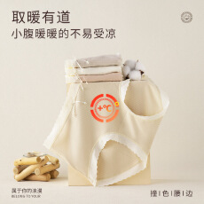 批发混色5条 女士磨毛内裤女腈纶自发热暖暖裤7A抗菌女生中腰三角裤