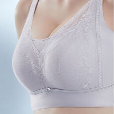 批发全罩杯大码无钢圈大胸显小内衣女性感抹胸聚拢上托防下垂文胸罩