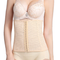 批发透气网点产后收腹带收腰束腹带腰封美体衣弹力不卷边