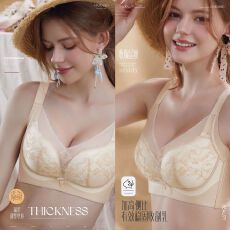 批发薄C杯三明治舒适无钢圈无磁透气杯内衣女聚拢文胸