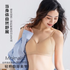 批发无痕内衣女小胸聚拢薄款收副乳提拉无钢圈舒适三角杯运动<b class='q'>文胸</b>罩