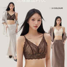 批发法式蕾丝<b class='q'>性感</b>无钢圈套头<b class='q'>文胸</b>防下垂收副乳美背心内衣