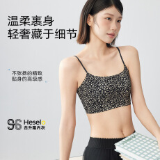 批发夏季美背内衣冰丝无痕<b class='q'>抹胸</b>细肩带一体内搭吊带超薄美背