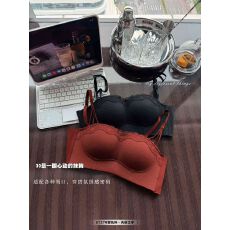 批发原创质量掌<b class='q'>托</b>杯天使之手法式抹胸防走光中厚小<b class='q'>胸</b>侧收聚拢文胸
