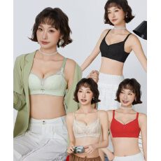 批发小胸聚拢柔软滑滑杯无痕无侧骨少女内衣无钢圈<b class='q'>调整</b>型<b class='q'>文胸</b>
