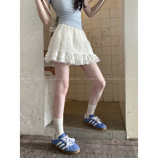 批发<b class='q'>实拍</b>实价 芭蕾风蕾丝拼接蛋糕甜美网纱半身裙