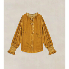 批发BOXUE“金芝”2025秋冬<b class='q'>桑蚕丝</b>丝绒褶皱花边轻奢 外套