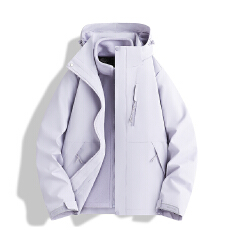 批发高品质爆款户外冲锋衣男女三合一秋冬新款情侣防风防水可拆卸外套