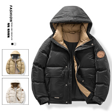 批发羽绒服男秋<b class='q'>冬</b>季新款白鸭绒连帽休闲百搭潮流外套