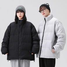 批发<b class='q'>新款</b>加厚冬季休闲潮流羽绒服男士白鸭绒保暖情侣外套男女