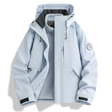 爆款户外冲锋衣男女三合一秋冬新款情侣防风防水可拆卸男女外套