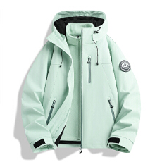 批发同款冲锋衣男女三合一可拆卸摇粒绒两件套户外徒步登山服班服厂销