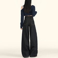 批发实拍新品卡其风格｜时尚模范生｜卡其色休闲<b class='q'>牛仔裤</b>女 常规&加长