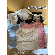 批发实价<b class='q'>实拍</b> 甜美蝴蝶结蕾丝吊带背心女韩系内搭辣妹上衣