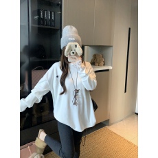 批发实价实拍镂空花边<b class='q'>蕾丝</b>拼接感长袖T恤甜美百搭休闲单穿内搭打底衫