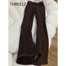 批发胖mm美式小脚复古显瘦深色紧身牛仔裤子新款加绒加厚<b class='q'>铅笔裤</b>