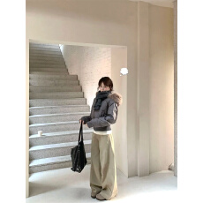 批发<b class='q'>韩版</b>慵懒风通勤阔腿<b class='q'>牛仔裤</b>新款高腰高级气质直筒裤长裤