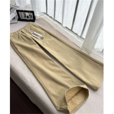 批发卡其色微喇<b class='q'>牛仔裤</b>春季新款加绒宽松显瘦垂感拖地喇叭马蹄裤