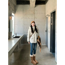 批发加绒设计感紧身牛仔裤小个子高腰修身显瘦加绒保暖<b class='q'>铅笔裤</b>子