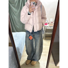 批发牛仔<b class='q'>裤</b>女春季新款美式高街设计感水洗猫须纹复古辣妹弯刀阔腿<b class='q'>裤</b>子