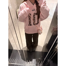 批发美拉德复古棕色碎花牛仔裤女夏季新款高腰宽松直筒阔腿<b class='q'>裤子</b>