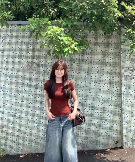 아메리칸 레트로 워싱 7 점 청바지 여성 여름 2026 새로운 하이웨이스트 루즈핏 넓은 다리 6 점 바지 반바지