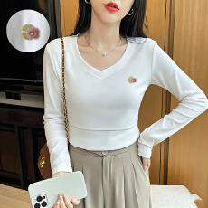 批发实拍 秋冬新款<b class='q'>哺乳</b><b class='q'>T</b>恤产后月子期亲肤软糯亲肤喂奶<b class='q'>上衣</b>打底针织衫