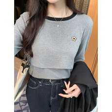 批发实拍 <b class='q'>哺乳</b><b class='q'>衣</b>秋冬新款<b class='q'>哺乳</b><b class='q'>纯棉</b>长袖花朵T恤产后打底喂奶<b class='q'>上衣</b>