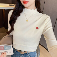批发实拍 秋冬新款<b class='q'>哺乳</b><b class='q'>衣</b>加绒加厚保暖木耳领<b class='q'>哺乳</b><b class='q'>T</b>恤产后喂奶打底<b class='q'>上衣</b>