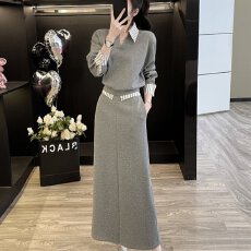 批发时尚套装女2026年春季新款高级感宽松显瘦半身裙<b class='q'>卫衣</b>外套两件套潮