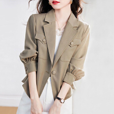 批发西装<b class='q'>西服</b>短外套<b class='q'>女士</b>装春秋冬季2026年新款小个子爆款夹克时尚上衣