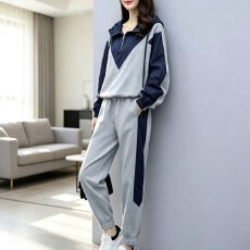 批发休闲时尚<b class='q'>运动服</b>套装女春秋2026款大码女装显瘦时髦两件套洋气减龄