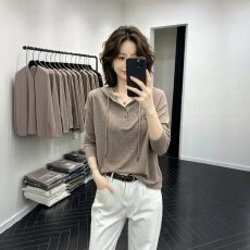批发时尚简约连帽长袖t恤女2026秋季<b class='q'>大码</b>胖MM显瘦宽松打底帽衫<b class='q'>上衣</b>潮