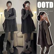 批发孕妇秋装套装时尚款外出网红孕妇上衣春秋新款秋<b class='q'>冬</b>毛衣秋季两件…