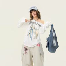 批发有货  大码胖MM防晒罩衫卡通印花蝴蝶结<b class='q'>宽松</b>百搭<b class='q'>T</b><b class='q'>恤</b>上衣