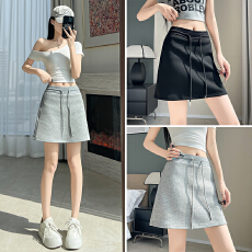 批发实拍2026新款<b class='q'>运动</b>短裙女高腰A字半身针织裙包臀防走光裤裙女