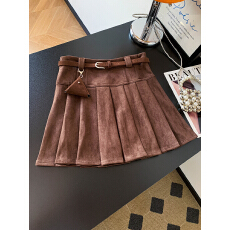 批发设计感小众a字<b class='q'>半身裙</b>女2026春秋<b class='q'>新款</b>爆款韩版高腰小个子百褶短裙