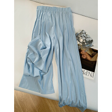 批发2026 新款<b class='q'>高腰</b>显瘦冰丝垂感阔腿山本裤女 夏季薄款宽松防晒休闲裤