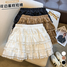 批发实拍芭蕾风<b class='q'>蕾丝</b>花边层层蛋糕半身裙女秋2026高腰显瘦A字蓬蓬<b class='q'>短裙</b>